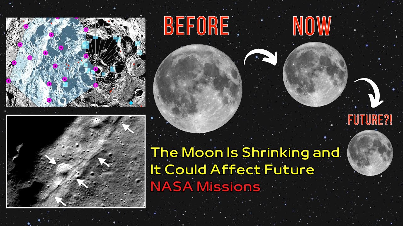 Surprise! The Moon is Getting Smaller and More Dangerous