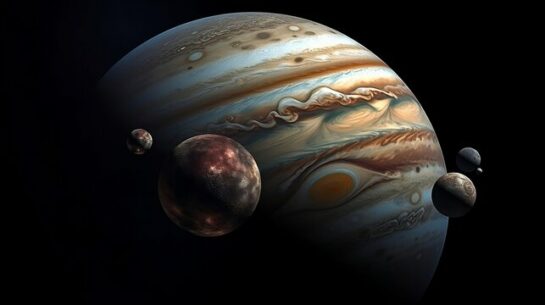 Jupiter and the other gas giants played a crucial role in transporting ...