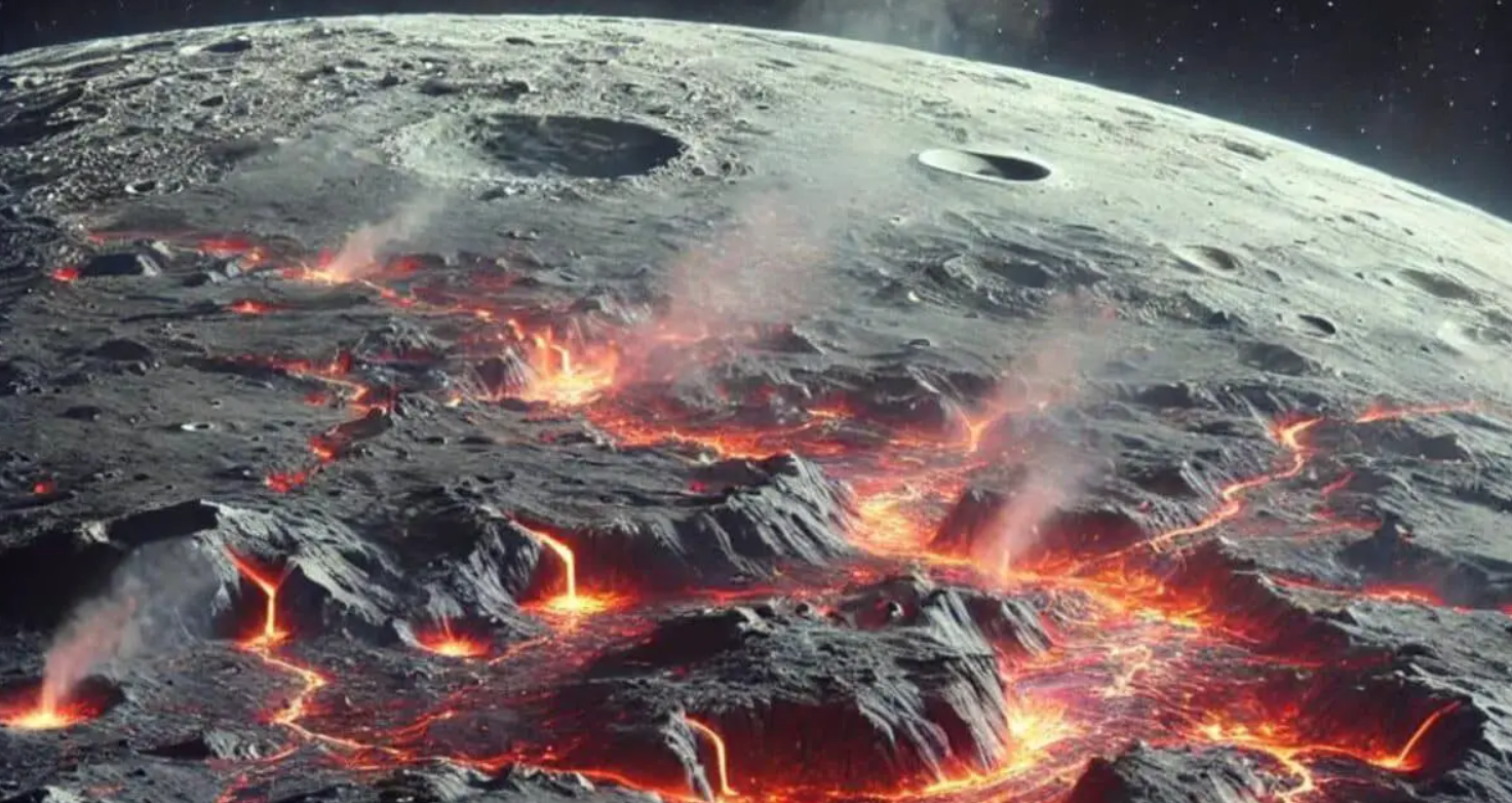 Research reveals the Moon experienced volcanic activity during the dinosaur era